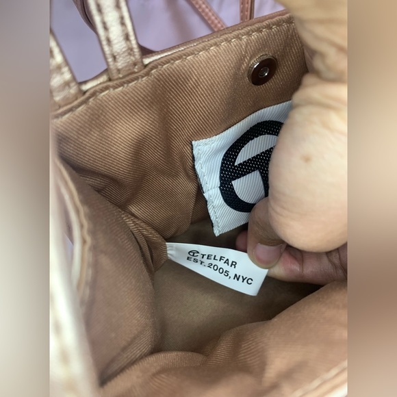 Small copper Telfar shopping bag - Picture 10 of 16